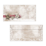 Sigel DU049 kuvert DL (110 x 220 mm) Brun, Rød 25 stk
