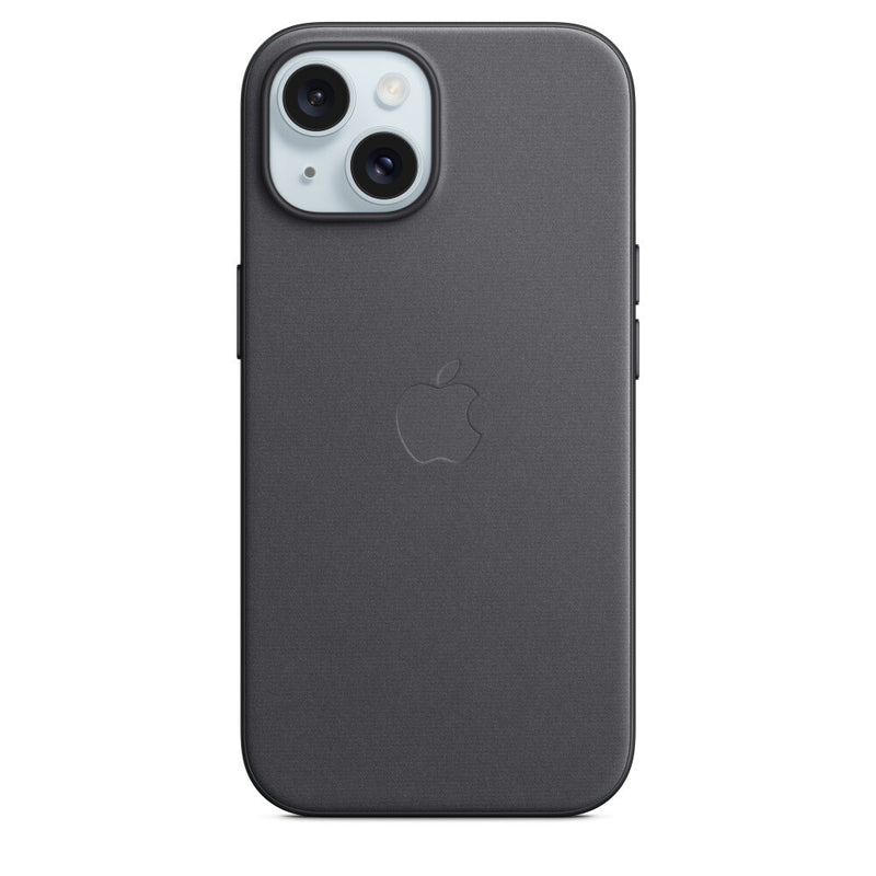 Apple Cover MagSafe-kompatibilitet microtwill, FineWoven sort til iPhone 15