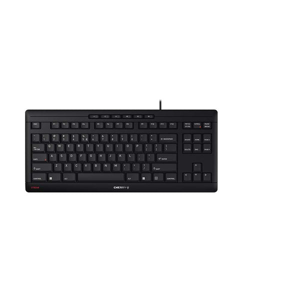 CHERRY STREAM KEYBOARD TKL tastatur Universel USB QWERTY Engelsk Sort