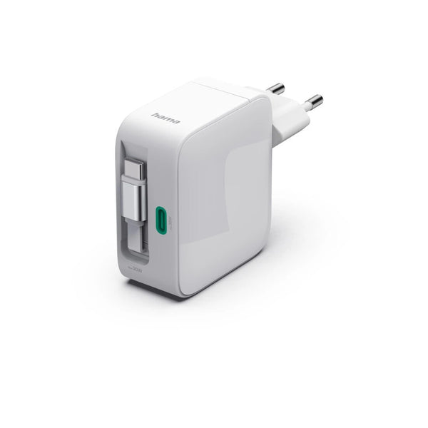 Hama 00201956 oplader til mobil enhed Universel Hvid Vekselstrøm Indendørs