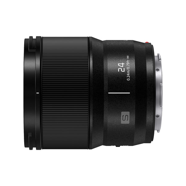Panasonic LUMIX S 24 mm F1.8 MILC/SLR Bred linse Sort