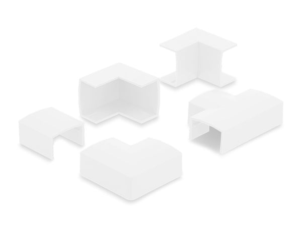 DeLOCK 22092 kabelorganisator Universel Klip med forbindelsesholder Hvid 5 stk