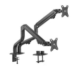 Gembird MA-DA2-02 skærmbeslag og -stativer 81,3 cm (32") Skrivebord Sort