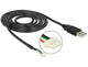 DeLOCK 95986 kabel til kamera 1,5 m Sort