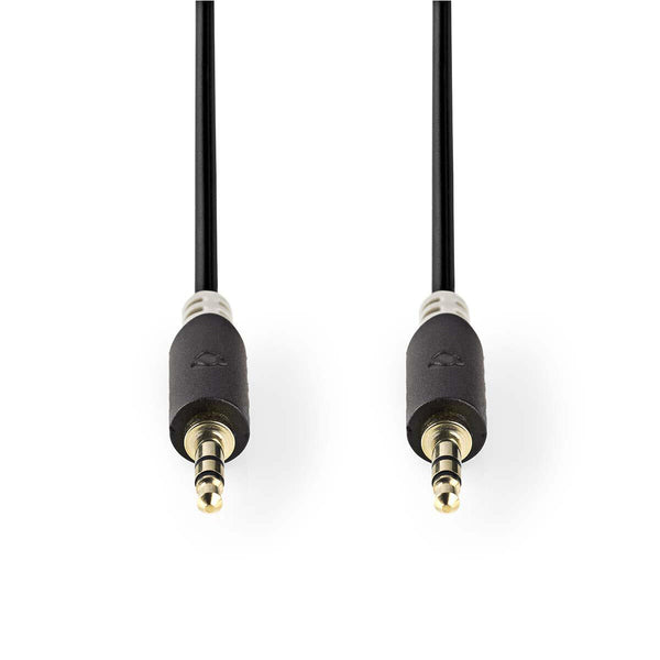 Nedis CABW22000AT20 lydkabel 2 m 3.5mm Anthracit