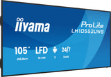 iiyama LH10552UWS-B1AG skilte display Kiosk design 2,66 m (104.6") LCD Wi-Fi 500 cd/m² UltraWide 5K HD Sort Indbygget processer Android 24/7