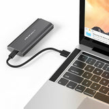 Qoltec 52271 drevkabinet SSD kabinet Grå M.2
