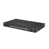Edimax GS-5424PLC V2 netværksswitch Administreret Gigabit Ethernet (10/100/1000) Strøm over Ethernet (PoE) 1U Sort