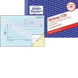 Avery 1736 regnskabsblanket og -bog A6 40 Sider