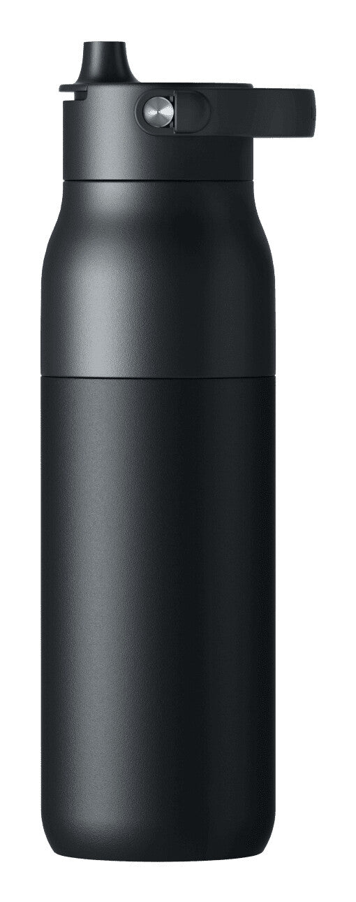 LARQ PureVis 2 Dagligt forbrug, Fitness, Vandring, Sport 680 ml Rustfrit stål Sort