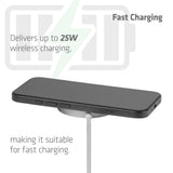 CLUB3D CAC-3026 oplader til mobil enhed Mobiltelefon, Smartphone Hvid USB Trådløs opladning Hurtig opladning Indendørs