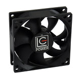 LC-Power LC-CF-80 Computerkølesystem Computerkabinet Ventilator 8 cm Sort