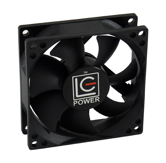 LC-Power LC-CF-80 Computerkølesystem Computerkabinet Ventilator 8 cm Sort