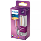 Philips Filament kertepære, klar 25 W B35 E14