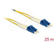 DeLOCK 80158 InfiniBand og fiberoptisk kabel 25 m 2x LC Gul, Blå