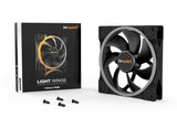 be quiet! Light Wings | 140mm PWM Computerkabinet Ventilator 14 cm Sort 1 stk