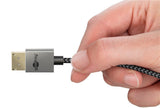 Goobay 77444 DisplayPort kabel 1 m Sort, Sølv