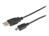 Prokord USB-0021 USB-kabel USB 2.0 1 m USB A Mini-USB B Sort
