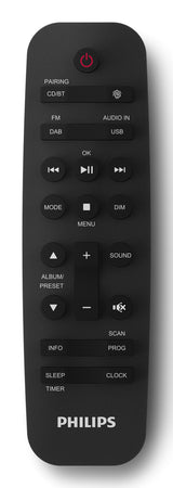 Philips TAM4505M2/12 stereoanlæg Home audio micro system 80 W Sort, Mørkegrå