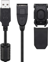 Goobay 93284 USB-kabel USB 2.0 2 m USB A 0,48 Gbit/sek. Sort