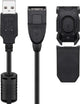 Goobay 93284 USB-kabel USB 2.0 2 m USB A 0,48 Gbit/sek. Sort