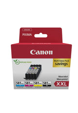 Canon 1998C006 blækpatron 4 stk Original Sort, Blå, Magenta, Gul