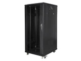 Lanberg FF01-6827-12B stativ 27U Fritstående reol Sort