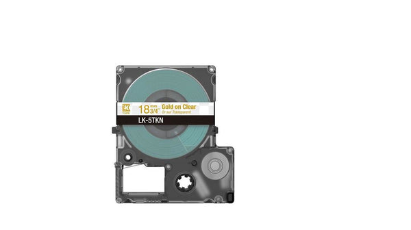 Epson LK-5TKN Guld, Transparent