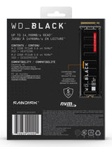 Western Digital Black WD_BLACK SN8100 NVMe 2 TB M.2 PCI Express 5.0 TLC 3D NAND