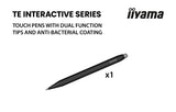 iiyama TE8615A-B2AG skilte display Kiosk design 2,17 m (85.6") Wi-Fi 550 cd/m² 4K Ultra HD Sort Berøringsskærm Indbygget processer Android 24/7