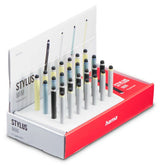 Hama Mini stylus pen Mørkeblå, Lyse Blå, Sølv, Gul