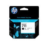 HP 711 DesignJet-blækpatron med 80 ml, sort