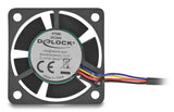 DeLOCK 67299 Computerkølesystem Computerkabinet Ventilator 4 cm Sort 1 stk