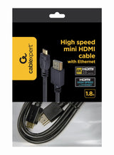 Gembird CC-HDMI4C-6 HDMI-kabel 1,8 m HDMI Type A (Standard) HDMI Type C (Mini) Sort