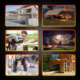 Extralink EX.30714 motor-generator 7000 W 25 L Benzin Sort, Orange