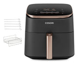 Cosori Turbo Blaze Chef Edition Enkelt 6 L Enkeltstående 1725 W Varmluftsteger Sort, Lyserød guld