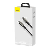 Baseus CATWJ-01 USB-kabel 1 m USB C 100 W Sort