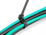 DeLOCK 18757 kabelsamler Krog og løkke kabelbinder Nylon Sort 100 stk