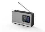 Panasonic RF-D15 Bærbar Digital Sort, Sølv
