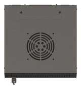 Lanberg WF11-3306-10B stativ 6U Vægmonteret stativ Sort