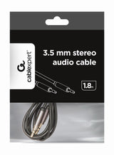 Gembird CCAP-444-6 lydkabel 1,8 m 3.5mm Sort