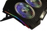 Inca INC-606TGS køling til laptop 45,7 cm (18") 1200 rpm Sort