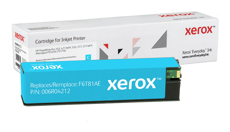 Everyday™ Cyan Cartridge by Xerox compatible with HP 973X (F6T81AE), Høj kapacitet