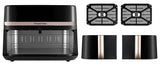 Russell Hobbs SatisFry Dual Basket Heißluftfritteuse Dobbelt 9 L Enkeltstående 2800 W Varmluftsteger Sort