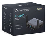 TP-Link BE3600 Wi-Fi 7 trådløs router 2.5 Gigabit Ethernet Dual-band (2,4 GHz / 5 GHz) Sort