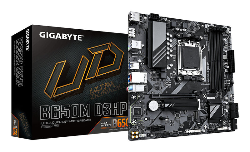 GIGABYTE B650M D3HP bundkort AMD B650 Sokkel AM5 micro ATX