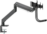 Prokord DUS23-C032 skærmbeslag og -stativer 68,6 cm (27") Skrivebord Sort