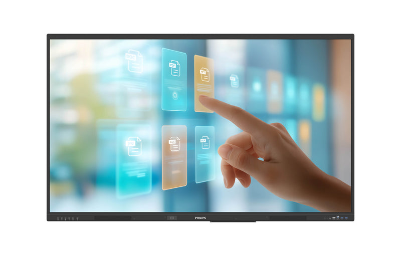 Philips 75BDL4252E/00 skilte display Digital fladpaneldisplay 190,5 cm (75") LCD Wi-Fi 400 cd/m² 4K Ultra HD Sort Berøringsskærm Indbygget processer Android 14 18/7