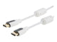 Prokord HDMI-H 0075 HDMI-kabel 10 m HDMI Type A (Standard) Hvid