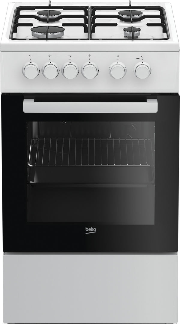 Beko FSS52020DW Fritstående komfur Elektrisk Gaskomfur Hvid